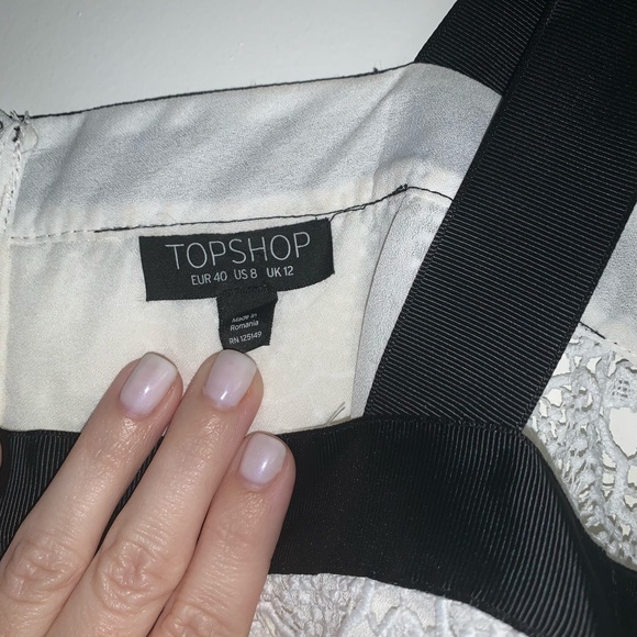TopShop White Lace Top - Picture 4 of 4